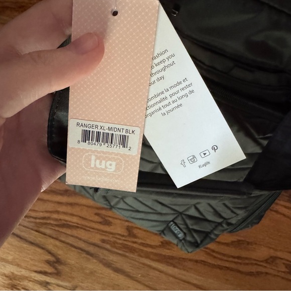 NWT Lug Ranger XL Overnight Bag - Midnight Black - Picture 6 of 6